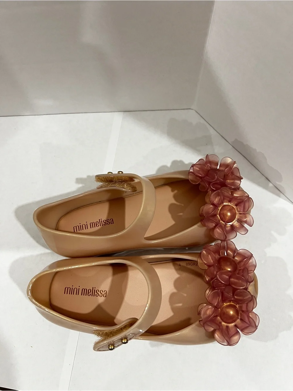 Mini Melissa Ultragirl Springtime Pearly Pink Girls kids Size 9 Waterproof Comfy